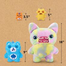 „Fuggler Care Bears“ 23 cm pliušinis žaislas (Grumpy Bear) iš „ZURU“ – juokingas bjaurus monstras, minkštas žaislas su žmogaus formos dantimis, kolekcinis pliušinis žaislas vaikams, paaugliam