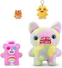 „Fuggler Care Bears“ 23 cm pliušinis žaislas („Cheer Bear“) iš „ZURU“ – juokingas bjaurus monstras, minkštas žaislas su žmogaus formos dantimis, kolekcinis pliušinis žaislas vaikams, paauglia