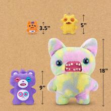 „Fuggler Care Bears“ 23 cm pliušinis žaislas (Share Bear) iš „ZURU“ – juokingas bjaurus monstras, minkštas žaislas su žmogaus formos dantimis, kolekcinis pliušinis žaislas vaikams, paa