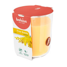 Candle scented glass jar True Scents &Oslash;97x85mm mimosa