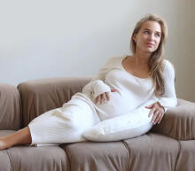 La Bebe™ Snug Maternity Pillow Art. 30579834 Nordic Cats. Pillow for Baby Sleep & Feeding, 20×70 cm