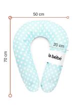 La Bebe™ Snug Maternity Pillow Art. 20608166 Nordic Forest. Pillow for Baby Sleep & Feeding, 20×70 cm