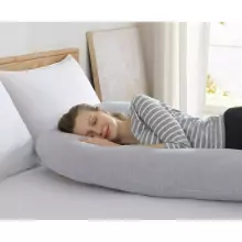 La Bebe™ Maternity Pillow Cotton Sì -Duo Art.80579836 Nordic Pebbles. Multifunctional maternity pillow with memory foam filling