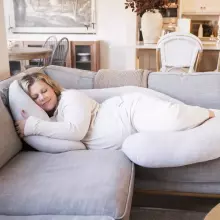 La Bebe™ Maternity Pillow Cotton Sì -Duo Art.00608159 Nordic Hills. Multifunctional maternity pillow with memory foam filling