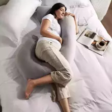 La Bebe™ Maternity Pillow Cotton Sì -Duo Art.40579838 Nordic Florals. Multifunctional maternity pillow with memory foam filling