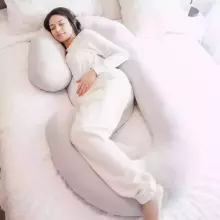 La Bebe™ Maternity Pillow Cotton Sì -Duo Art.50608147 Nordic Branches. Multifunctional maternity pillow with memory foam filling
