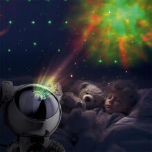 Hawk HW-STAR02 Astronaut Star Projector with Clock Ghrome Edition