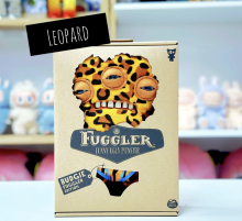 Fuggler Annoyed Alien (Leopard) 23cm - Exclusive Underoo Mcgoo by ZURU juokingas bjaurus monstras, pliušinis kolekcinis žaislas – ginger, vaikiškas minkštas žaislas