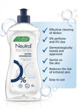 Neutral - Dishwashing liquid - 6х500ml PH Neutral