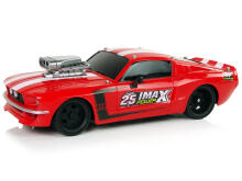 R/C Sportinis automobilis 1:16 Raudonas su baltais dryžiais
