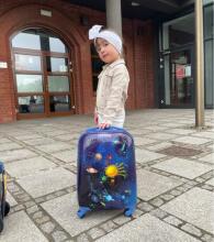 Cosmoss Suitcase  Art.BC-KOS-003  Vaikų lagaminas ant ratų