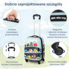 Vehicles Suitcase  Art.BC-16QC-B06 Vaikų lagaminas ant ratų