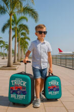 Truck Suitcase+Backpack  Art.BC-ZIE-003 Children's suitcase on wheels