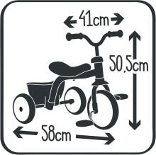 Rookie Tricycle Art.277069 Детский трёхколёсный велосипед