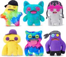 „Fuggler Fugg Life“ 22 cm pliušinis žaislas (kalmaras) iš „ZURU“ – juokingas bjaurus monstras, minkštas žaislas su žmogaus formos dantimis, beprotiškai mielas kolekcinis daiktas vaikams ir pa