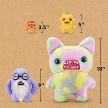 „Fuggler Old Fogies“ 22 cm pliušinis žaislas (Mr Needles) iš „ZURU“ – juokingas bjaurus monstras, minkštas žaislas su žmogaus formos dantimis, beprotiškai mielas kolekcinis daiktas vaika