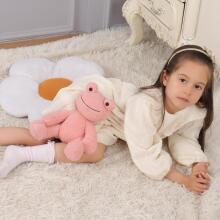 Apricot Lamb - Cuddly Toy Frog 23cm Plush Velvet Soft Cuddly Perfect for Kids Pink Frog