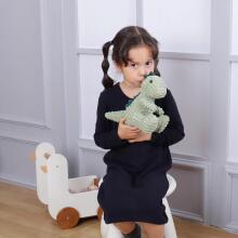 Apricot Lamb - Pliušinis dinozauras 22 cm - pliušinis žaislas vaikams ir kūdikiams - pūkuotas pliušinis dinozauras