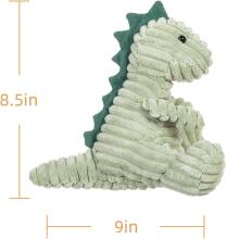 Apricot Lamb - Pliušinis dinozauras 22 cm - pliušinis žaislas vaikams ir kūdikiams - pūkuotas pliušinis dinozauras