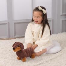 Apricot Lamb - Pliušinis žaislas Henris Taksas 34 cm - Minkštas pliušinis žaislas-dovana vaikams (rudas)