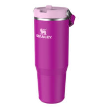 Termospuodelis su šiaudeliu &bdquo;The IceFlow Flip Straw 2.0 Tumbler 0.89L&ldquo; violetinis