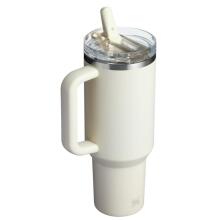 Termospuodelis su šiaudeliu &bdquo;The Quencher ProTour Flip Straw Tumbler&ldquo; 1,18 l kreminės spalvos