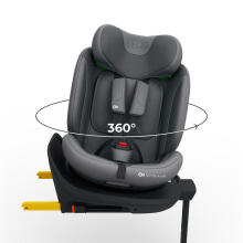 KINDERKRAFT Automobilinė kėdutė I-360 2 PLUS i-Size Pilka