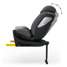 KINDERKRAFT Automobilinė kėdutė I-360 2 PLUS i-Size Pilka