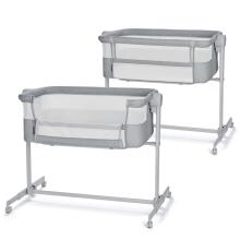 KINDERKRAFT Co-Sleeping Crib Nestee Up 2 Pilka
