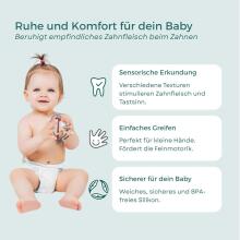 Colifree® Silicone Teething Ball  Art.278764   Silikoninis barškutis (100 % natūralus)