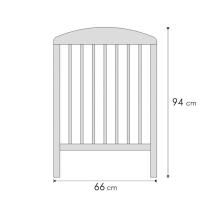 La Bebe™ Kids Wood Cot Sosna Art.279425 Natural  Детская деревянная кроватка с ящиком120x60см