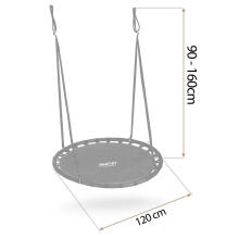 Gulbės lizdo sūpynės Neo-Sport 120 cm