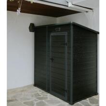 Sodo namelis &bdquo;Essential Shed&ldquo; 6x4 tamsiai pilkas/juodas