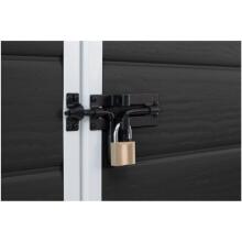 Sodo namelis &bdquo;Essential Shed&ldquo; 6x4 tamsiai pilkas/juodas