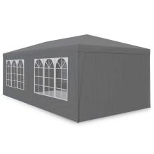 Sodo komercinis paviljonas, 3x6 m, 6 sienų, pilkas, MultiGarden