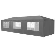 Sodo komercinis paviljonas, 3x9 m, 8 sienų, pilkas, MultiGarden