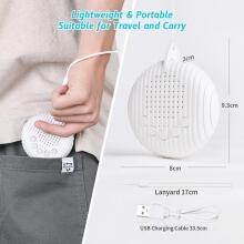 Baby Basic Noise Accessories Baby Sound Machine Art.279969 White Portable sound machine with cord and sound effects