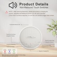 Baby Basic Noise Accessories Baby Sound Machine Art.279969 White Portable sound machine with cord and sound effects