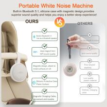 Baby Basic Noise Accessories Baby Sound Machine Art.279969 White Portable sound machine with cord and sound effects
