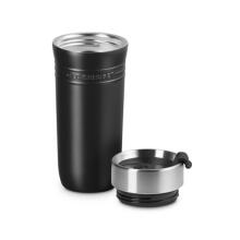 Termosinis puodelis ON THE GO 350 ml matinės juodos spalvos