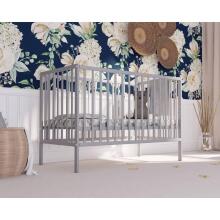 Bocian Baby Cot Magda 120x60 Art.280151 White Laste puidust võrevoodi 120x60 cm