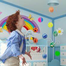 Kidsworld Ball Art.280240 Guminis kamuoliukas 1 vnt. (2.5 cm)