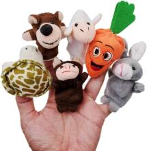 Animal Finger Puppet Art.280241 Pirštinės lėlės/pirštinių lėlių teatras, 1 vnt.
