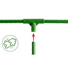 11 mm strypų tipo 3 jungtys pomidorų augalams Plonos PL-941 žalia 4 vnt.