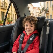Sparco Kids  I-Size 76-150cm Art.SK5000i Grey vaikiška automobilinė kėdutė (9-36 kg)