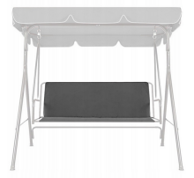 Z-HOME, 110 × 90 cm, Art.23207R, replacement garden swing seat cover, waterproof base material