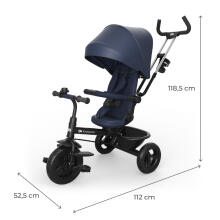 KINDERKRAFT Triratis ASTON 2 PLUS Jūrinis