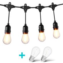 Girlanda lauko apšvietimo 20x LED 20m sodo lemputės 9W