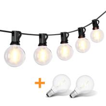 Girlanda ogrodowa šviesos grandinė 30x LED 20m 9 režimai lauko lempos 9W