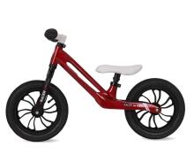 Aga Design Qplay Racer Art.281263 Black  Juodas vaikiškas bėgimo takelis su metaliniu rėmu ir pripučiamais ratais